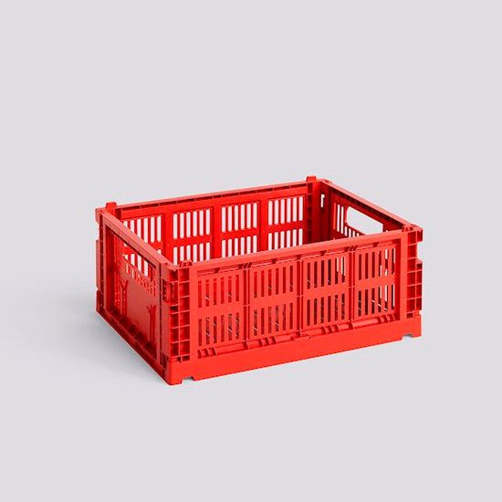 HAY COLOUR CRATE / M RED