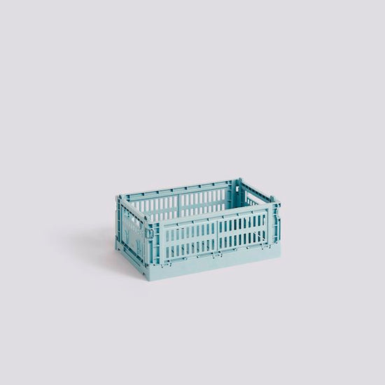 HAY COLOUR CRATE / S DUSTY BLUE