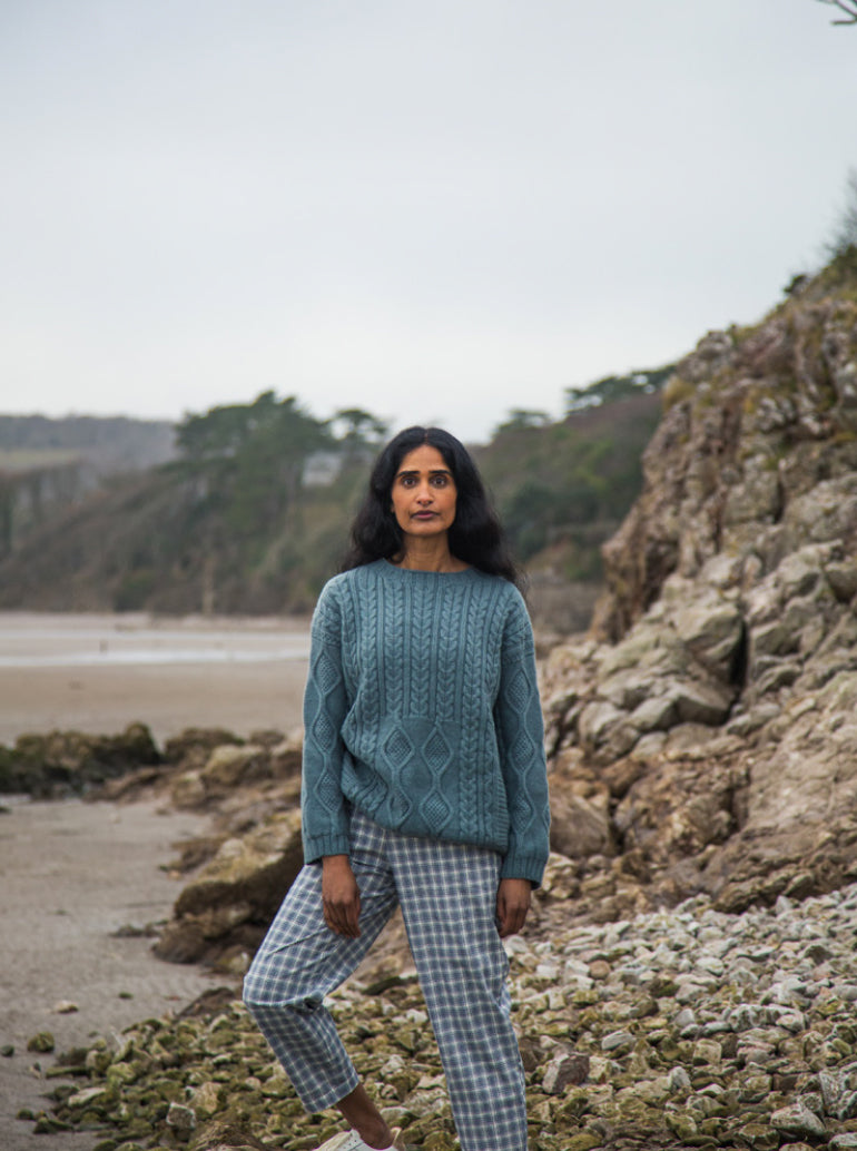 Load image into Gallery viewer, Kirstin Lambs Wool Jumper - Sage

