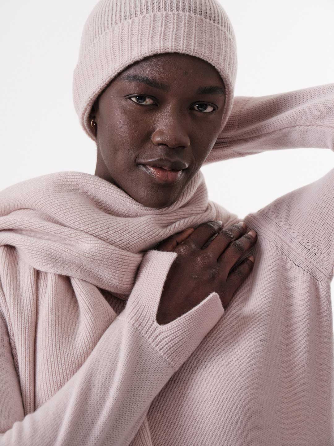 SCARF - GOTS - Cream Melange