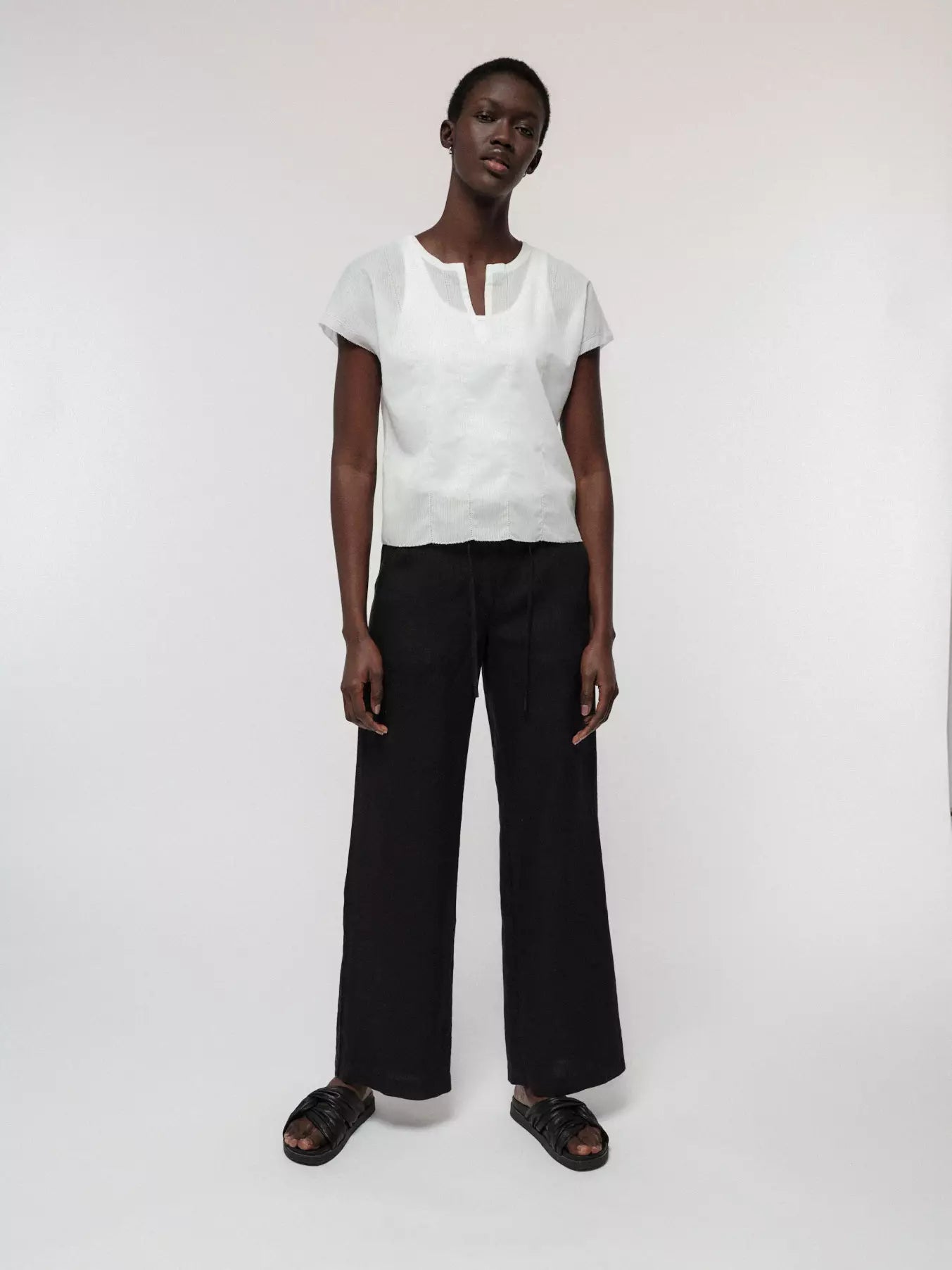 BLOUSE SHIRT - White