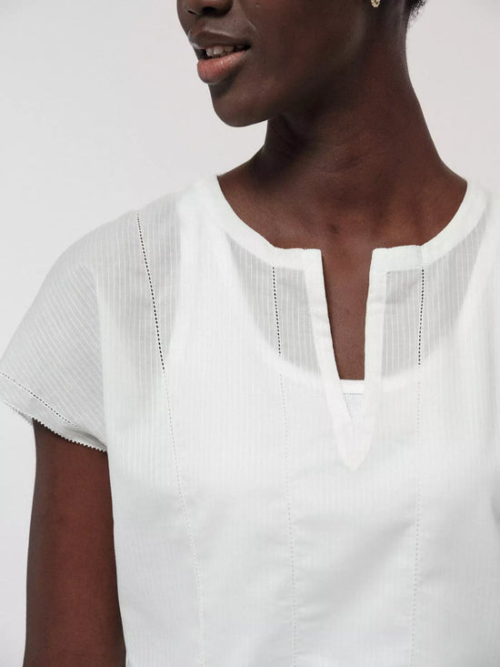BLOUSE SHIRT - White
