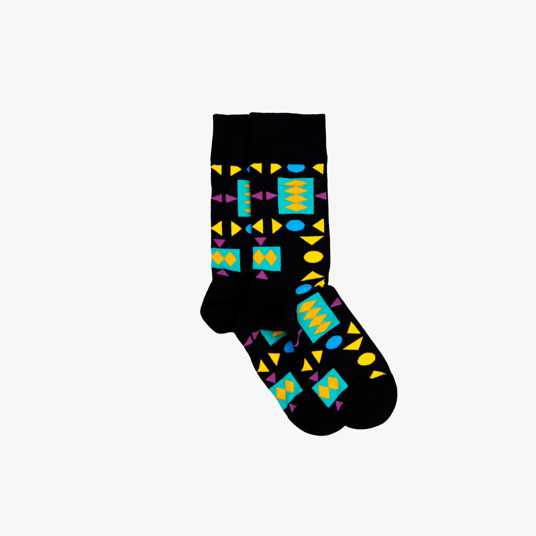 Retro Socks - Black