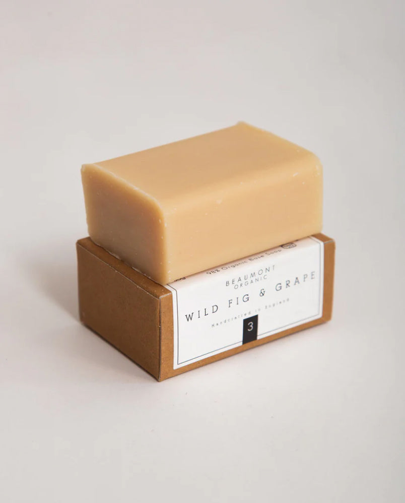 Luxury Organic Soap Bar - 100gr - Wild Fig & Grape