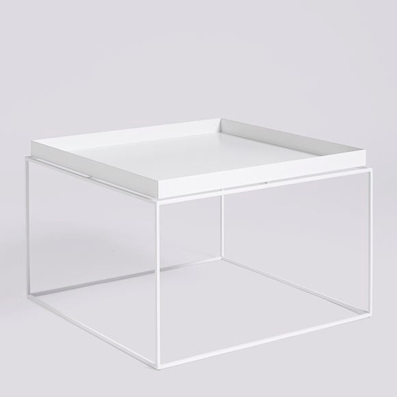 TRAY TABLE / COFFEE SIDE TABLE WHITE