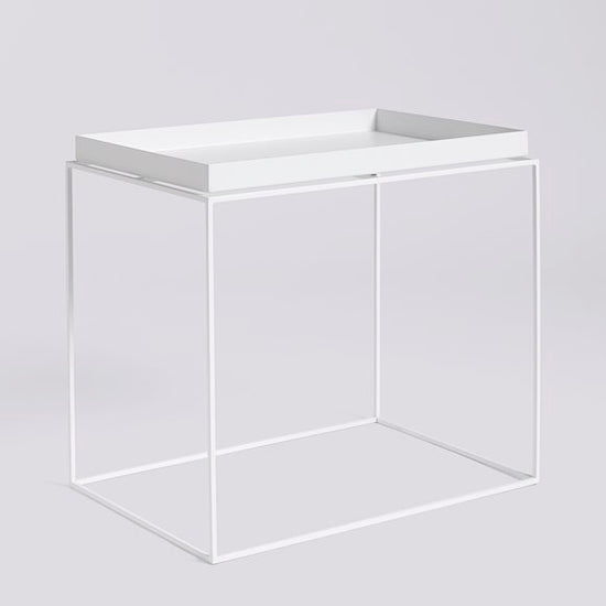 TRAY TABLE / SIDE TABLE L WHITE