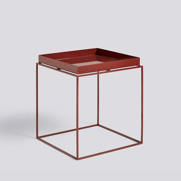 TRAY TABLE / SIDE TABLE M CHOCOLATE HIGH GLOSS