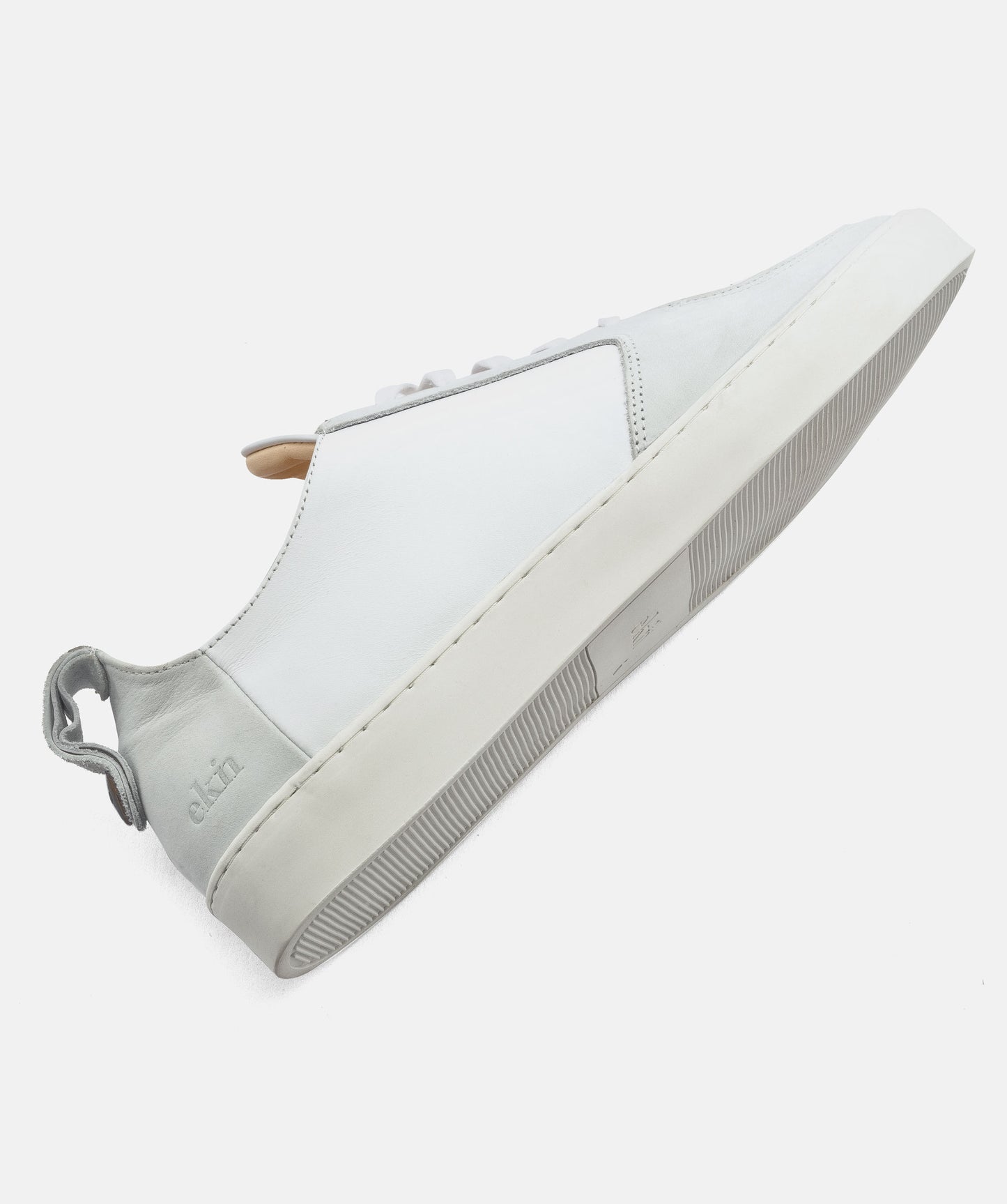 MAX HERRE ARGAN LOW - White Leather & White Sole