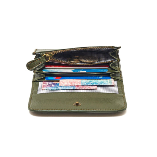 Load image into Gallery viewer, Folding Wallet Big  - Olive
