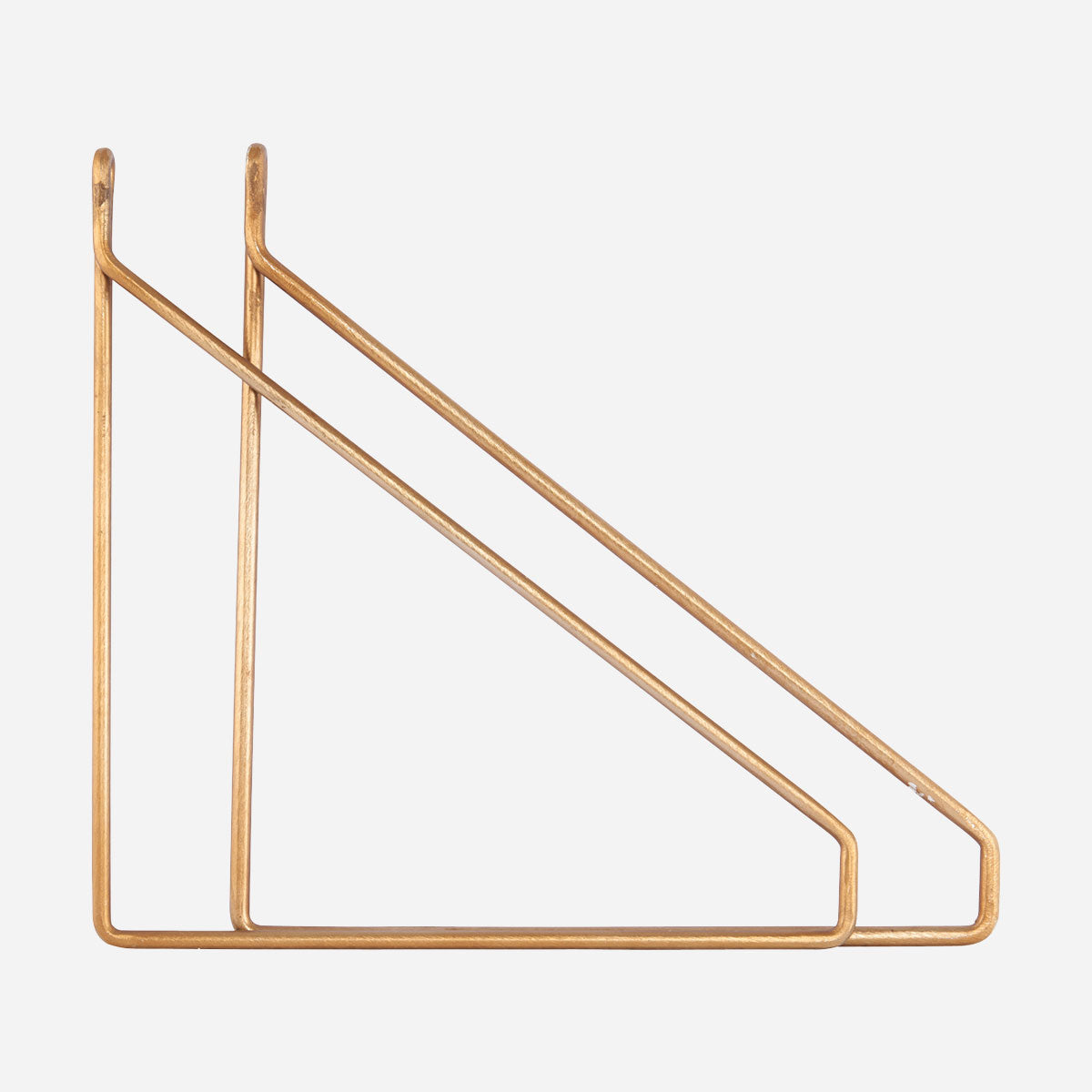 Load image into Gallery viewer, Apart Brackets - Brass Plated
