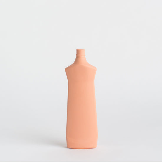 Porcelain Bottle Vase #1 - orange