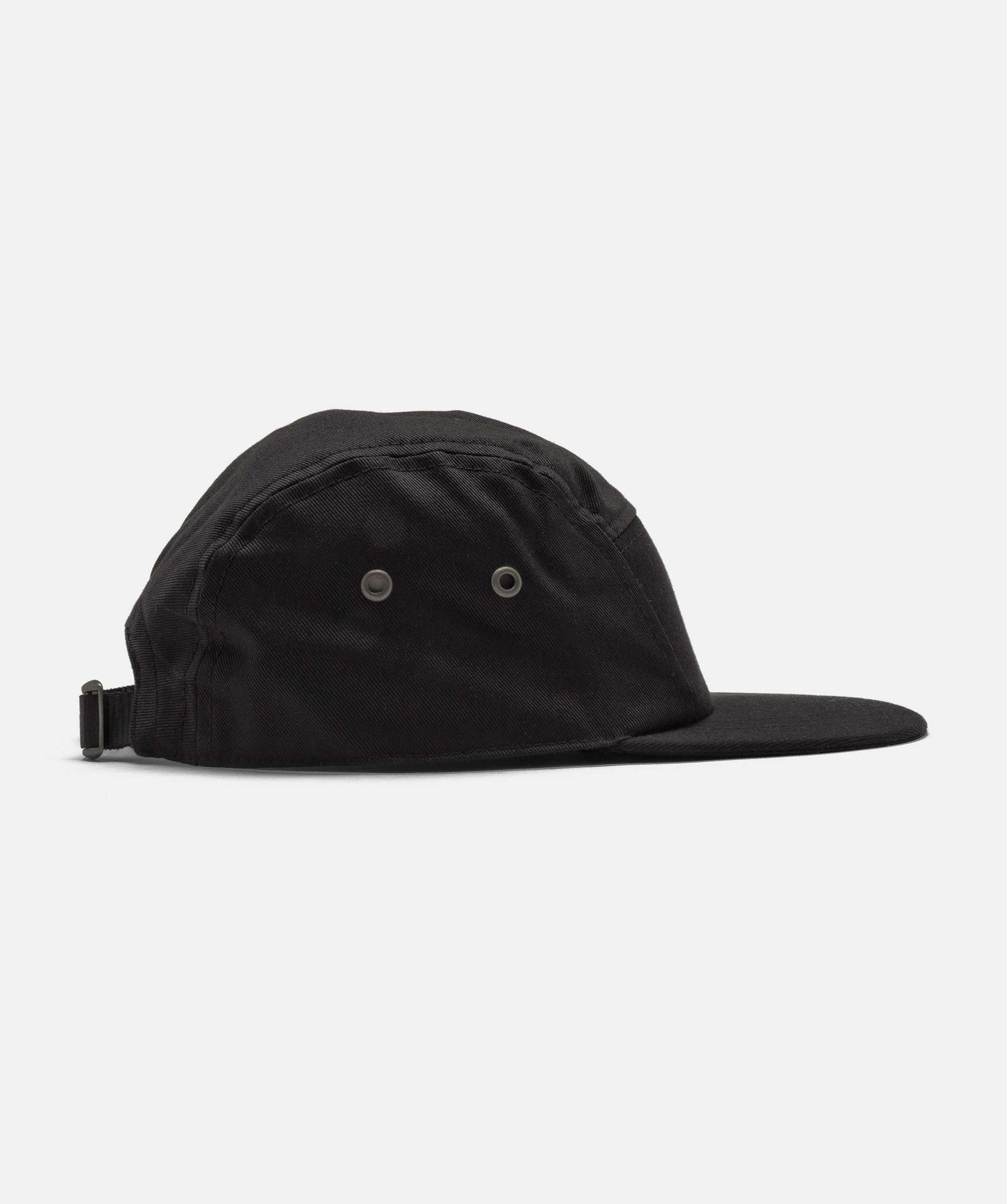 5 Panel Cap - Black Canvas Vegan