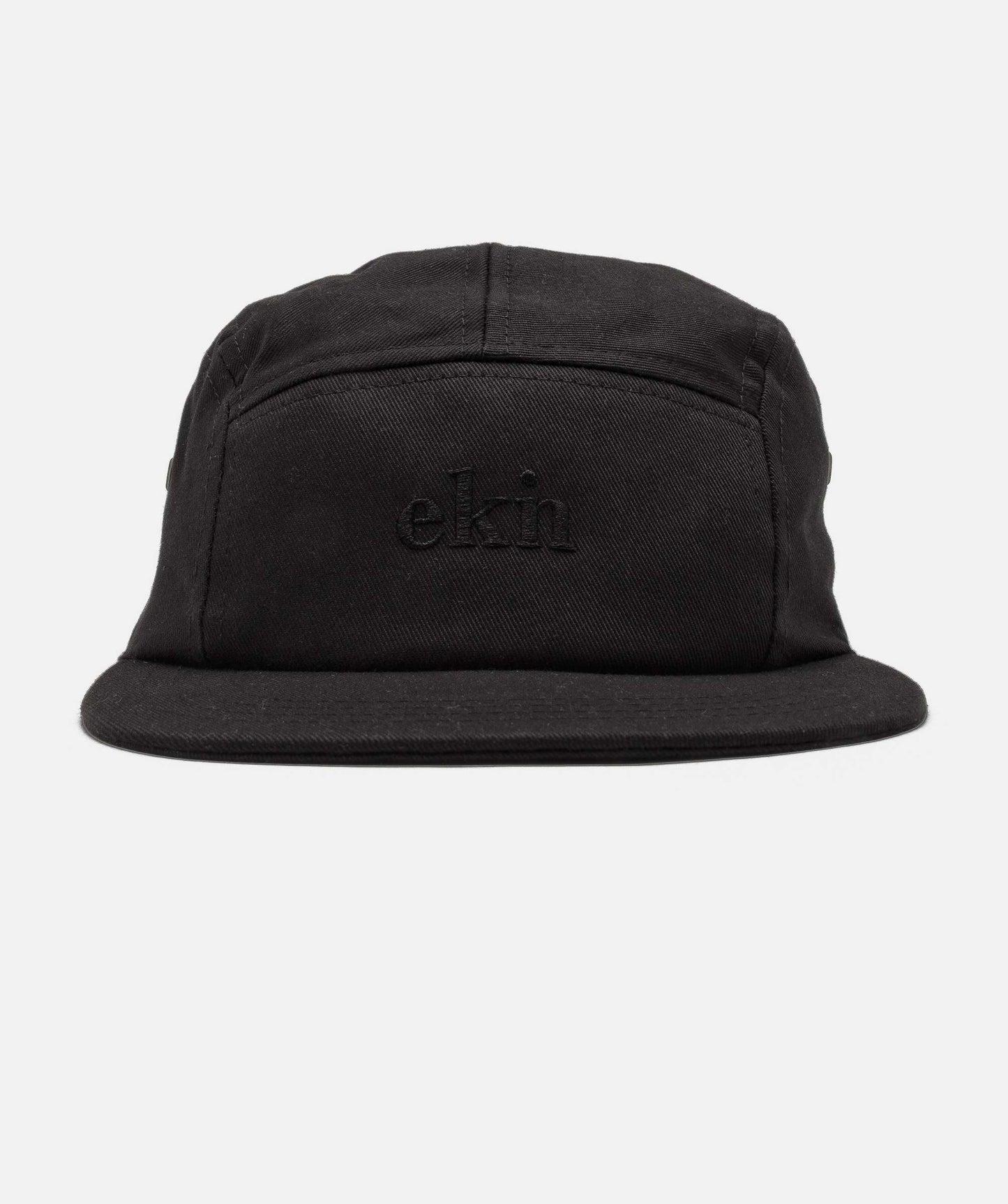 5 Panel Cap - Black Canvas Vegan