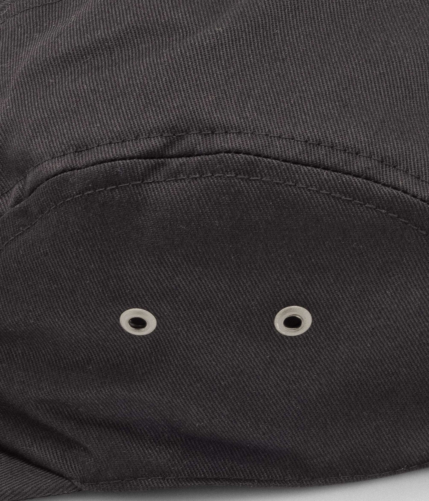 5 Panel Cap - Black Canvas Vegan
