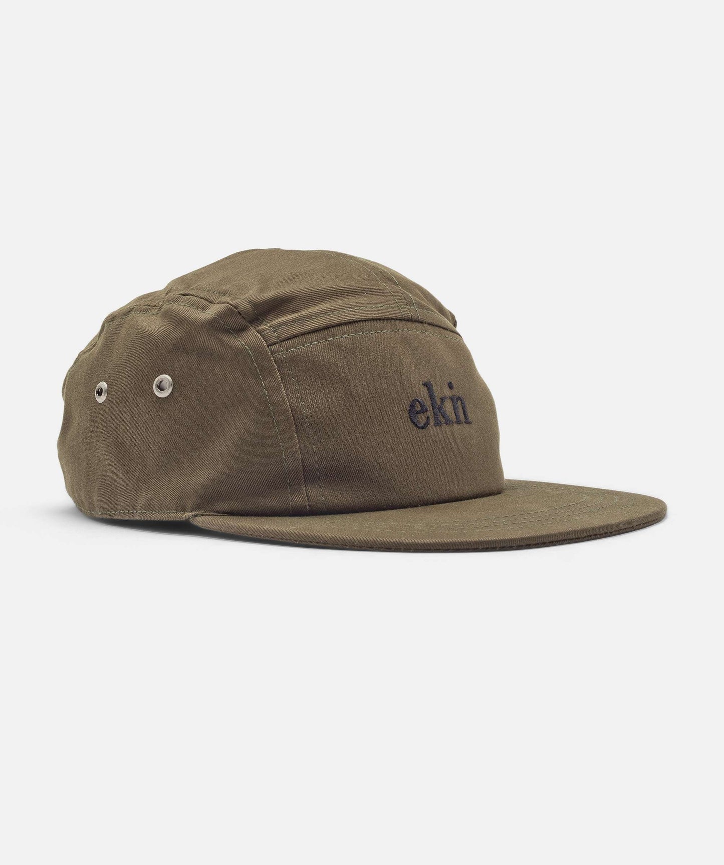 5 Panel Cap - Olive Canvas Vegan