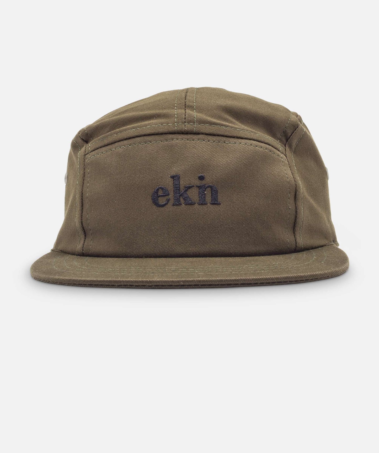 5 Panel Cap - Olive Canvas Vegan