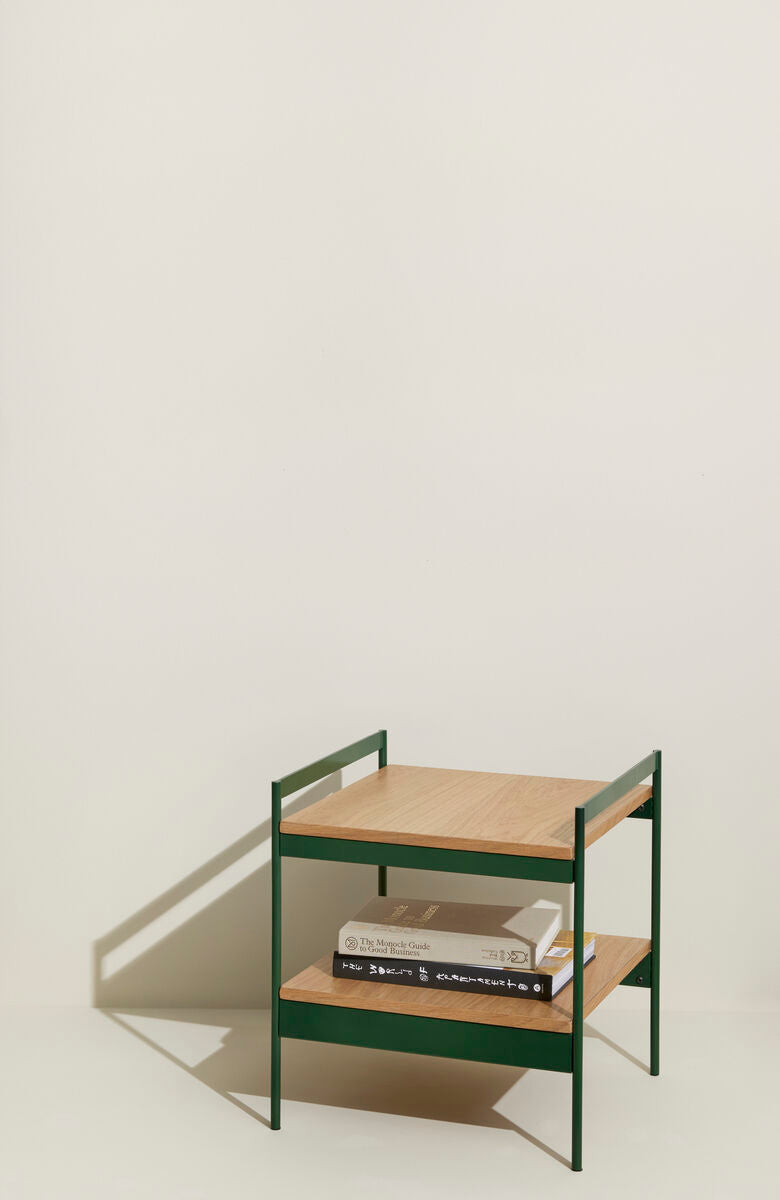 Jaunty Side Table - Green & Natural