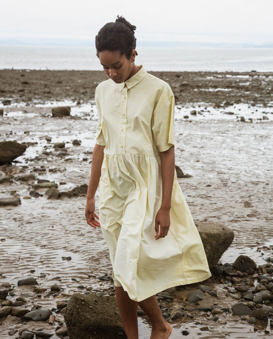 Patsy Organic Cotton Dress - soft green