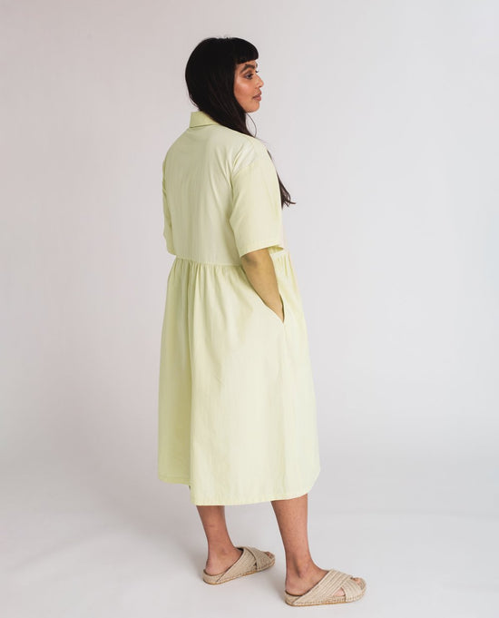 Patsy Organic Cotton Dress - soft green