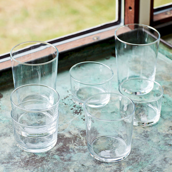 GLASS - CLEAR - SET OF 4