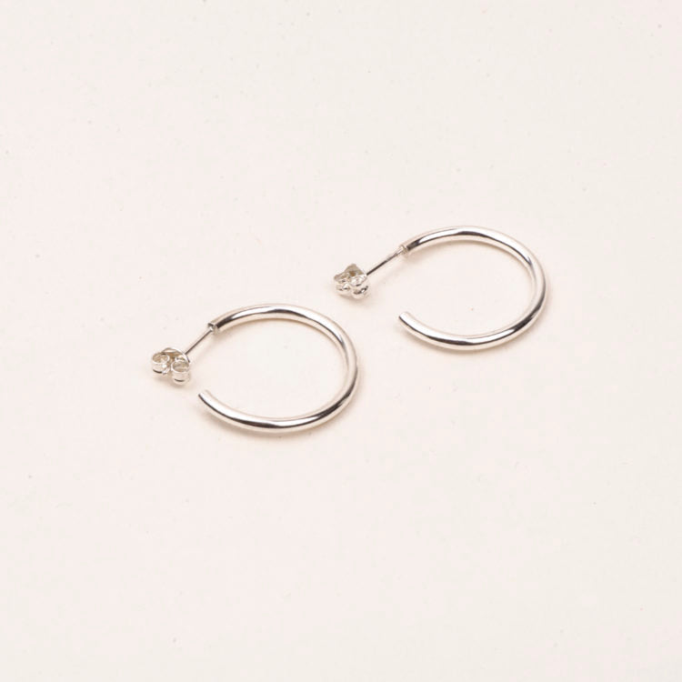 Bagues Earrings - silver