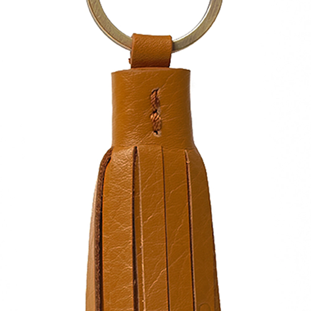 Keyring Tassel - Caramel